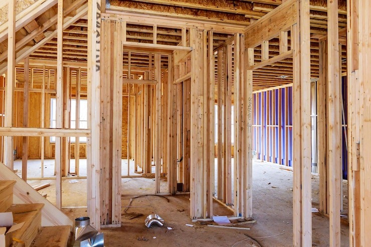 low-angle view building construc