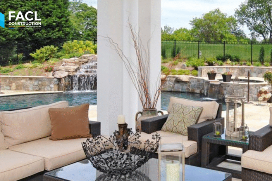 outdoor area renovation